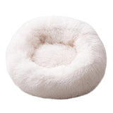 Super Soft Dog Bed Round Washable Long Plush Dog Kennel Cat House Velvet Mats Sofa For Dog Chihuahua Dog Basket Pet Bed