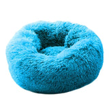 Super Soft Dog Bed Round Washable Long Plush Dog Kennel Cat House Velvet Mats Sofa For Dog Chihuahua Dog Basket Pet Bed
