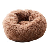 Super Soft Dog Bed Round Washable Long Plush Dog Kennel Cat House Velvet Mats Sofa For Dog Chihuahua Dog Basket Pet Bed