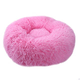 Super Soft Dog Bed Round Washable Long Plush Dog Kennel Cat House Velvet Mats Sofa For Dog Chihuahua Dog Basket Pet Bed