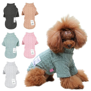 Autumn Winter Warm Dog Clothes For Large Small Dogs Cat Clothing For Pet Dog Coat Sweater Dogs Jacket Chihuahua T-Shirt Pet Vest