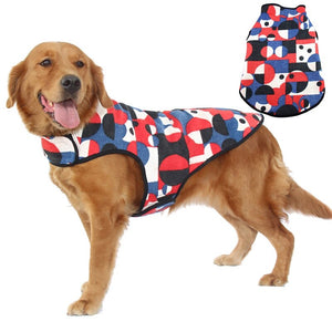 New Dog Clothes Pet Large Dog Winter Cotton Vest Pet Thickening Sleeveless Warm Coat For Cold Winter Jumpsuit For Dogs #y