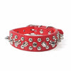 Transer Pet Dog Supplies PU Leather Punk Rivet Spiked Dog Collar Pet Collars For Small Dog Cat 80124