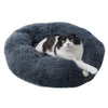 Warm Fleece Dog Bed Round Pet Lounger Cushion For Large Dogs Cat Winter Dog Kennel Christmas Puppy Mat