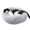 Warm Fleece Dog Bed Round Pet Lounger Cushion For Large Dogs Cat Winter Dog Kennel Christmas Puppy Mat