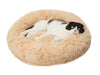 Warm Fleece Dog Bed Round Pet Lounger Cushion For Large Dogs Cat Winter Dog Kennel Christmas Puppy Mat