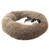 Warm Fleece Dog Bed Round Pet Lounger Cushion For Large Dogs Cat Winter Dog Kennel Christmas Puppy Mat