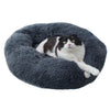 Warm Fleece Dog Bed Round Pet Lounger Cushion For Large Dogs Cat Winter Dog Kennel Christmas Puppy Mat