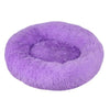Warm Fleece Dog Bed Round Pet Lounger Cushion For Large Dogs Cat Winter Dog Kennel Christmas Puppy Mat